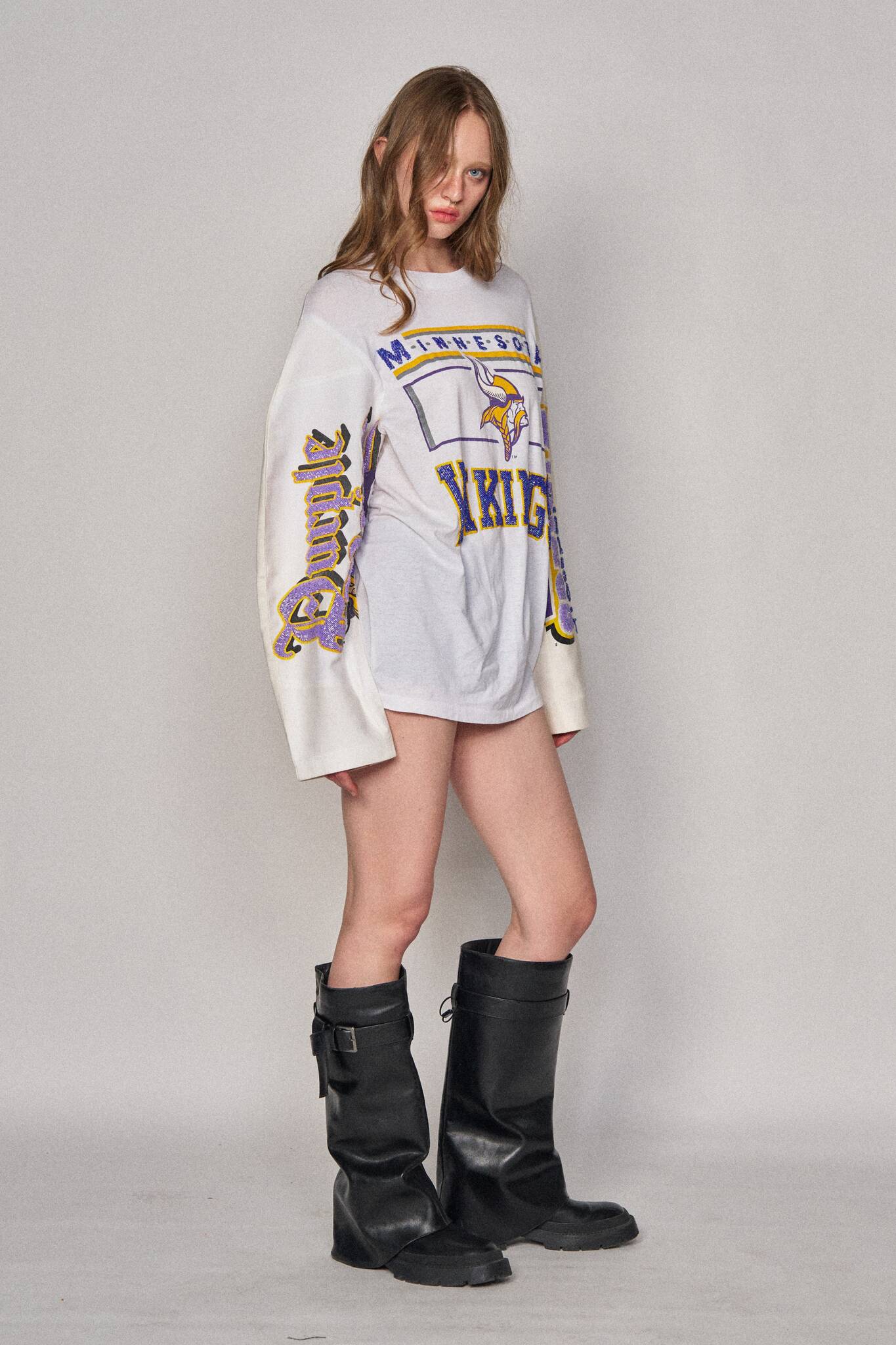 Moto Sports Top - Vikings Purple Power