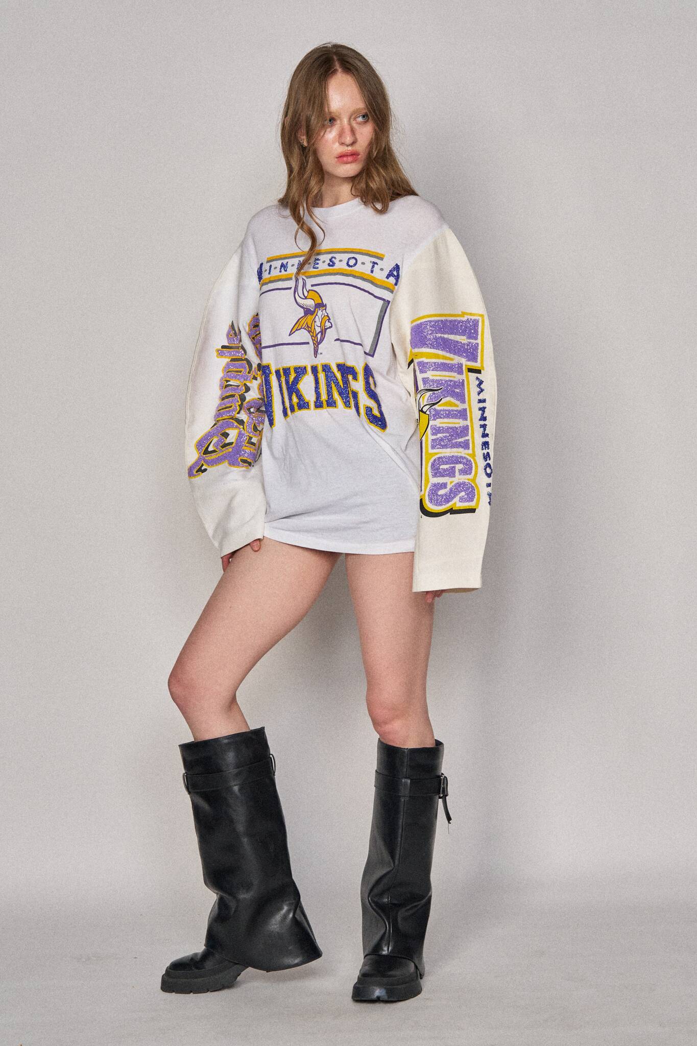 Moto Sports Top - Vikings Purple Power