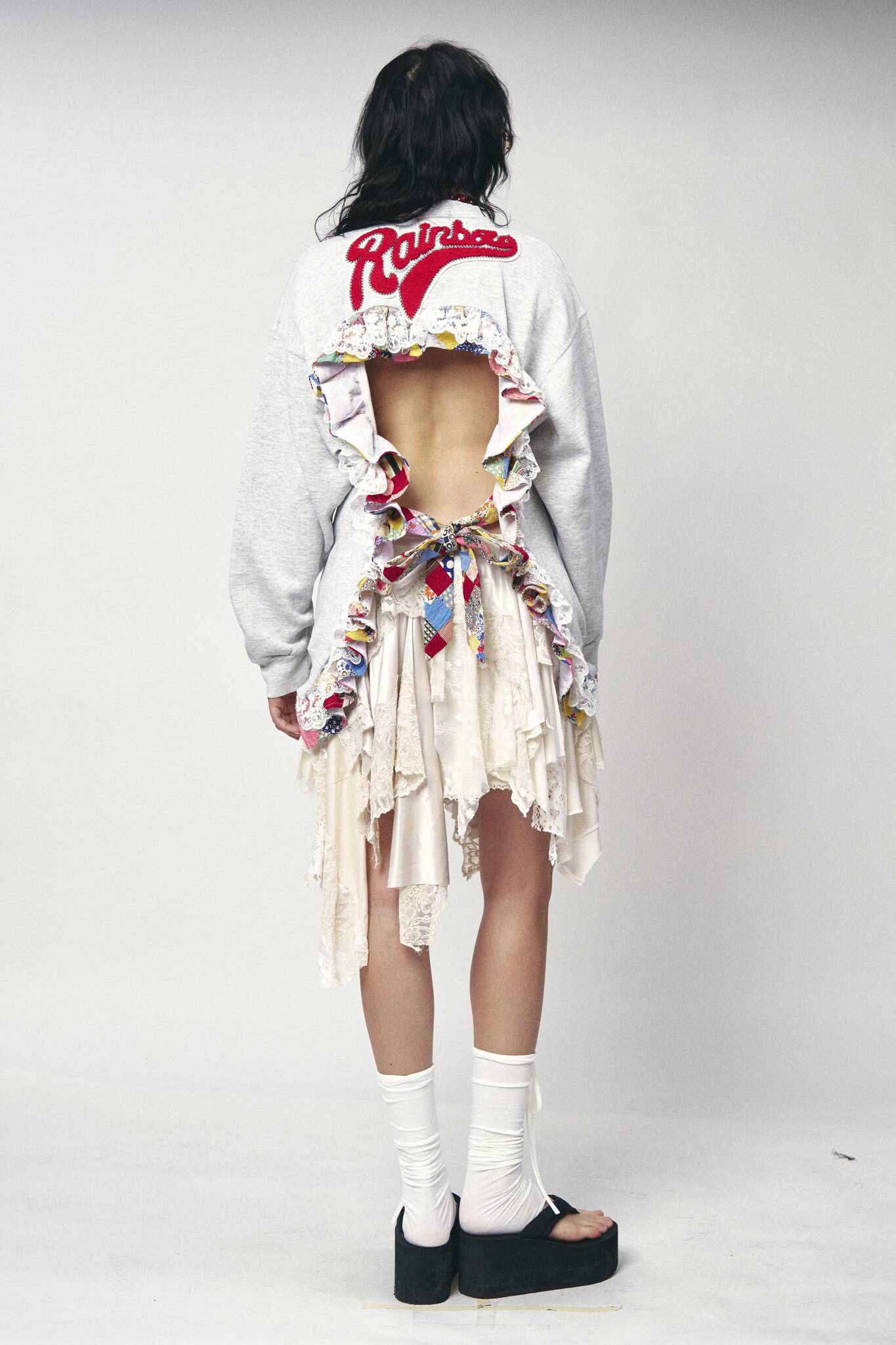 Backless Ruffle Sweatshirt - Washington Redskins
