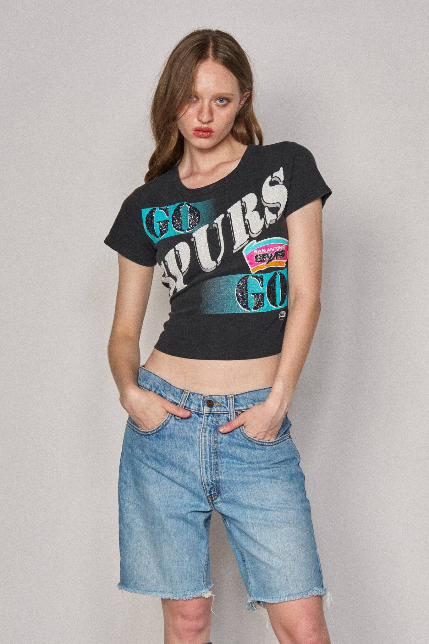 Backless Sports Bow Top - Spurs