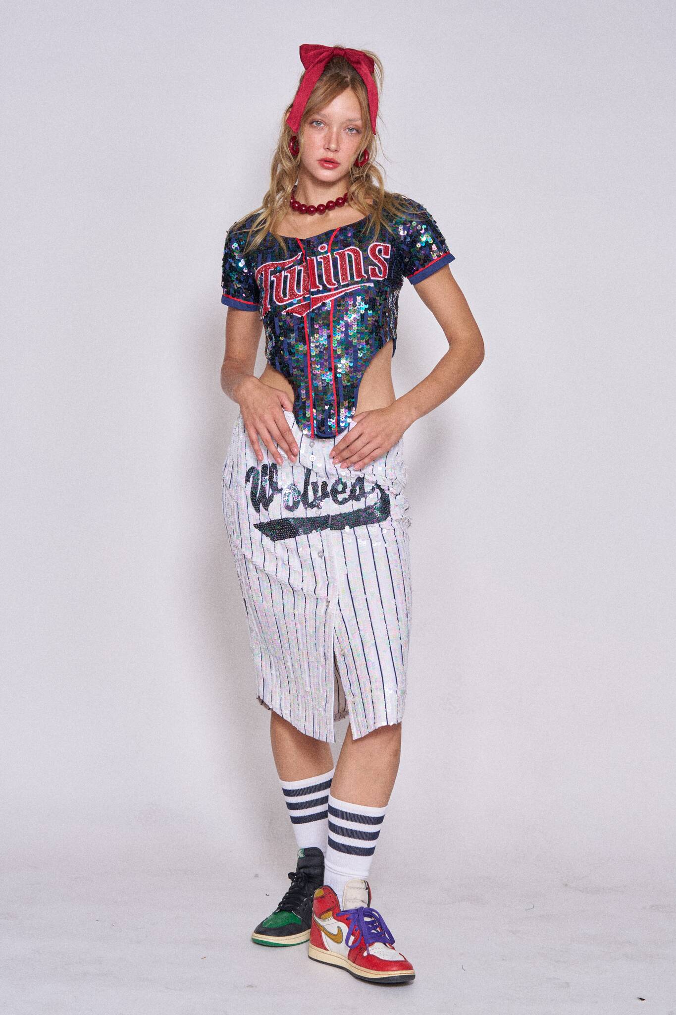 Sequin Sports Skirt - Wolves