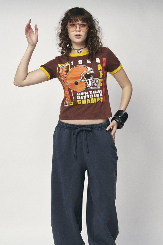 Sports Crop Tee - Cleveland Browns
