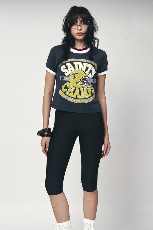 Sports Crop Tee - Saints Champs