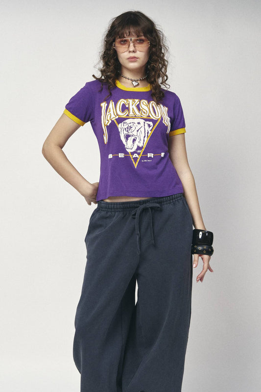 Sports Crop Tee - Jackson Bears