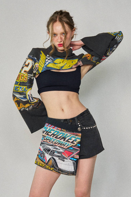 Racing Mini Wrap Shorts - Size 26