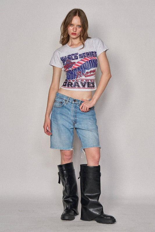 Backless Sports Bow Top - Braves