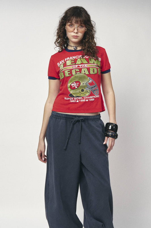 Sports Crop Tee - 49ers