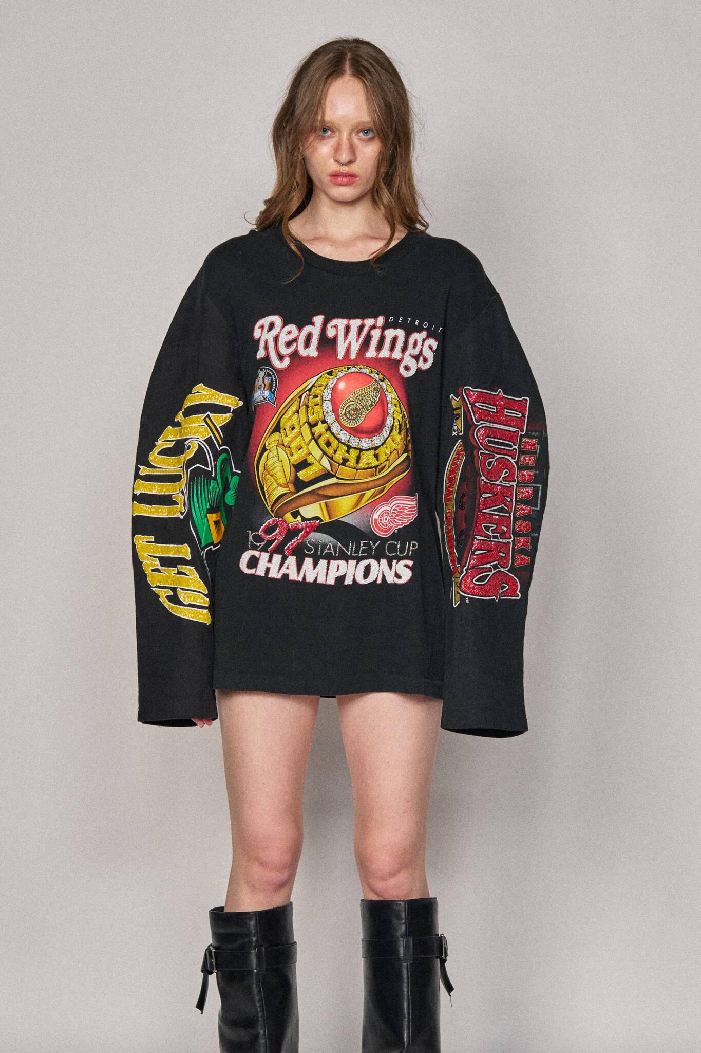 Moto Sports Top - Red Wings x Huskies