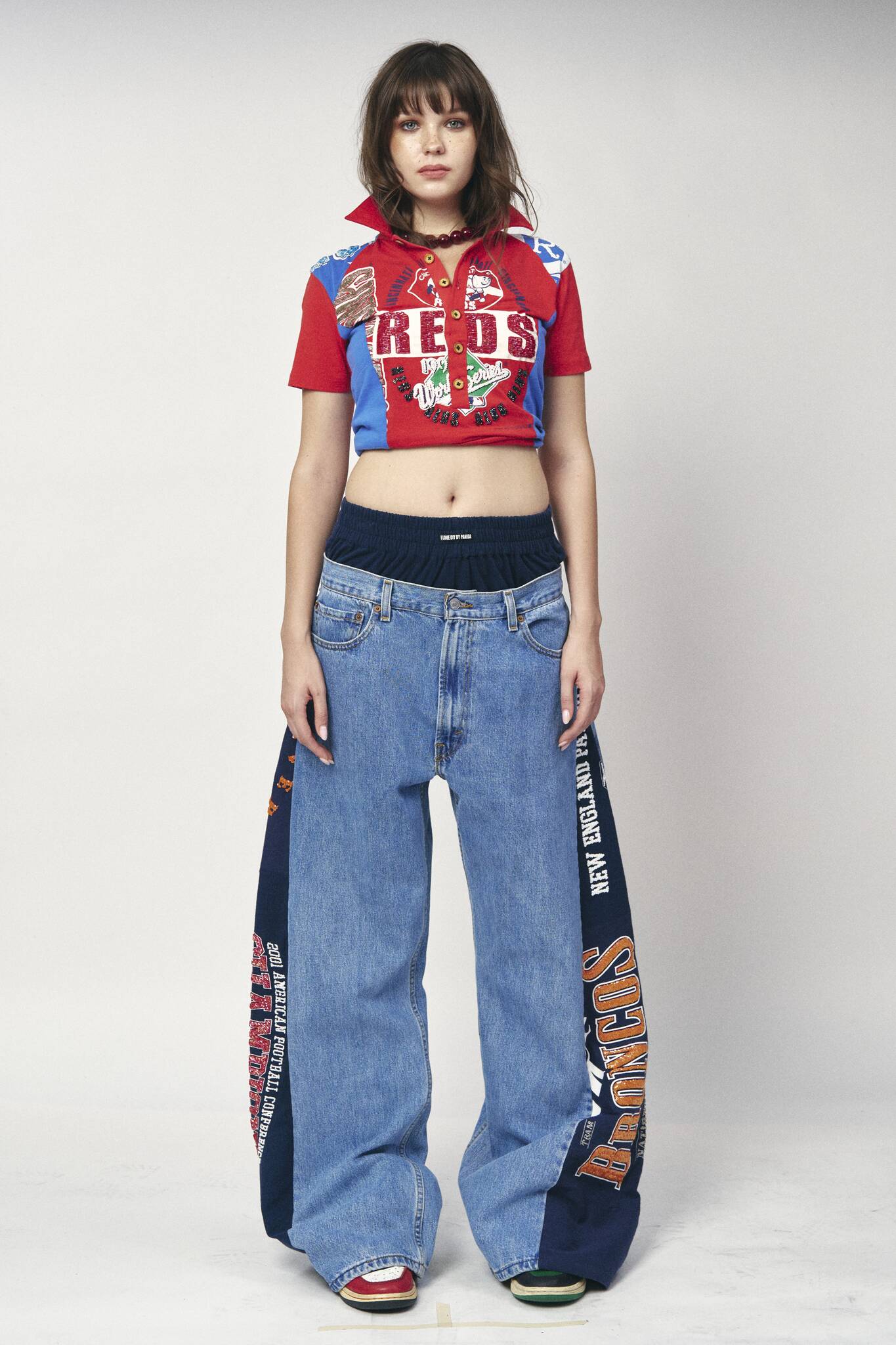 Boxer Sports Denim Pants - Patriots x Broncos