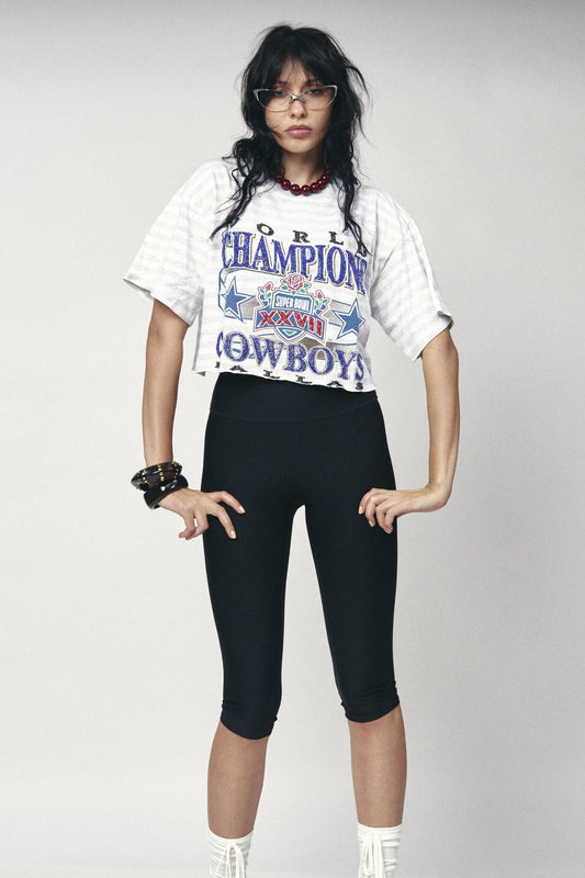 Sports Crop Tee - World Champions Cowboys
