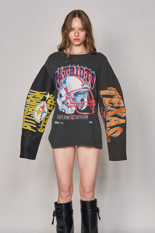 Moto Sports Top - Steelers x Patriots x Texas