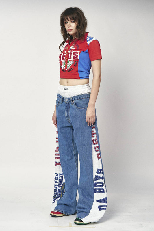 Boxer Sports Denim Pants - Da Boys x Boston